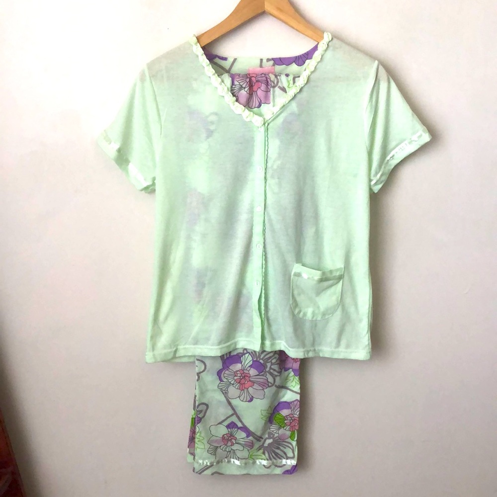 Mint green pyjama set